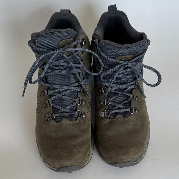 Merrell Men's 10.5 Zion Peak Mid Waterproof Hiking Boots Vibram Soles - Picture 1 of 15